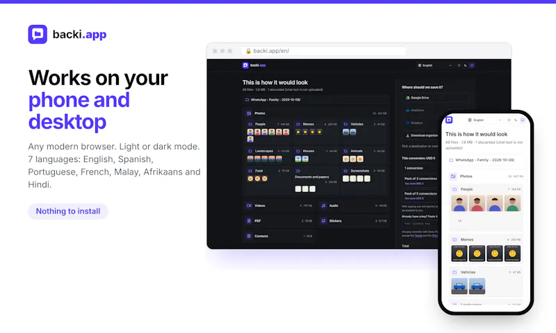 backi.app screenshot 6