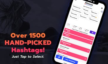 Fitness Hashtags App gallery image