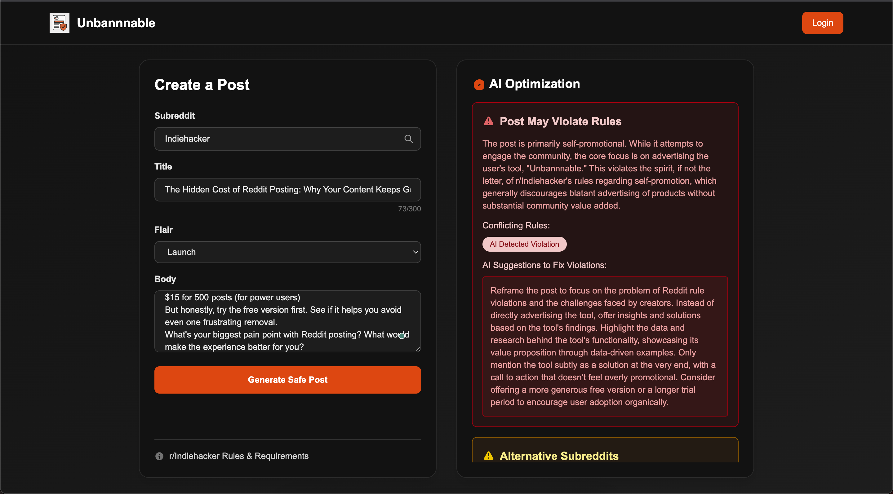 Incansable - El cumplimiento de la regla de Reddit simplifica media 4