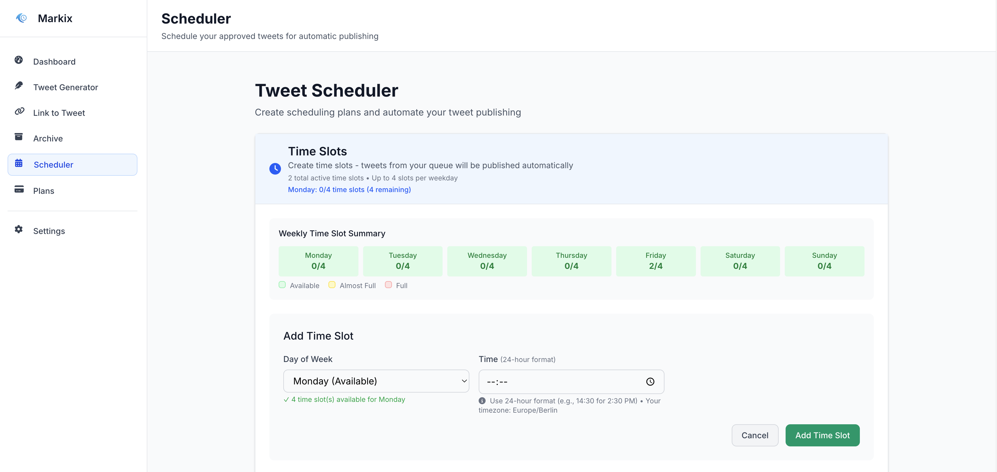 Markx - Automatizzare e generare post sui social media media 6