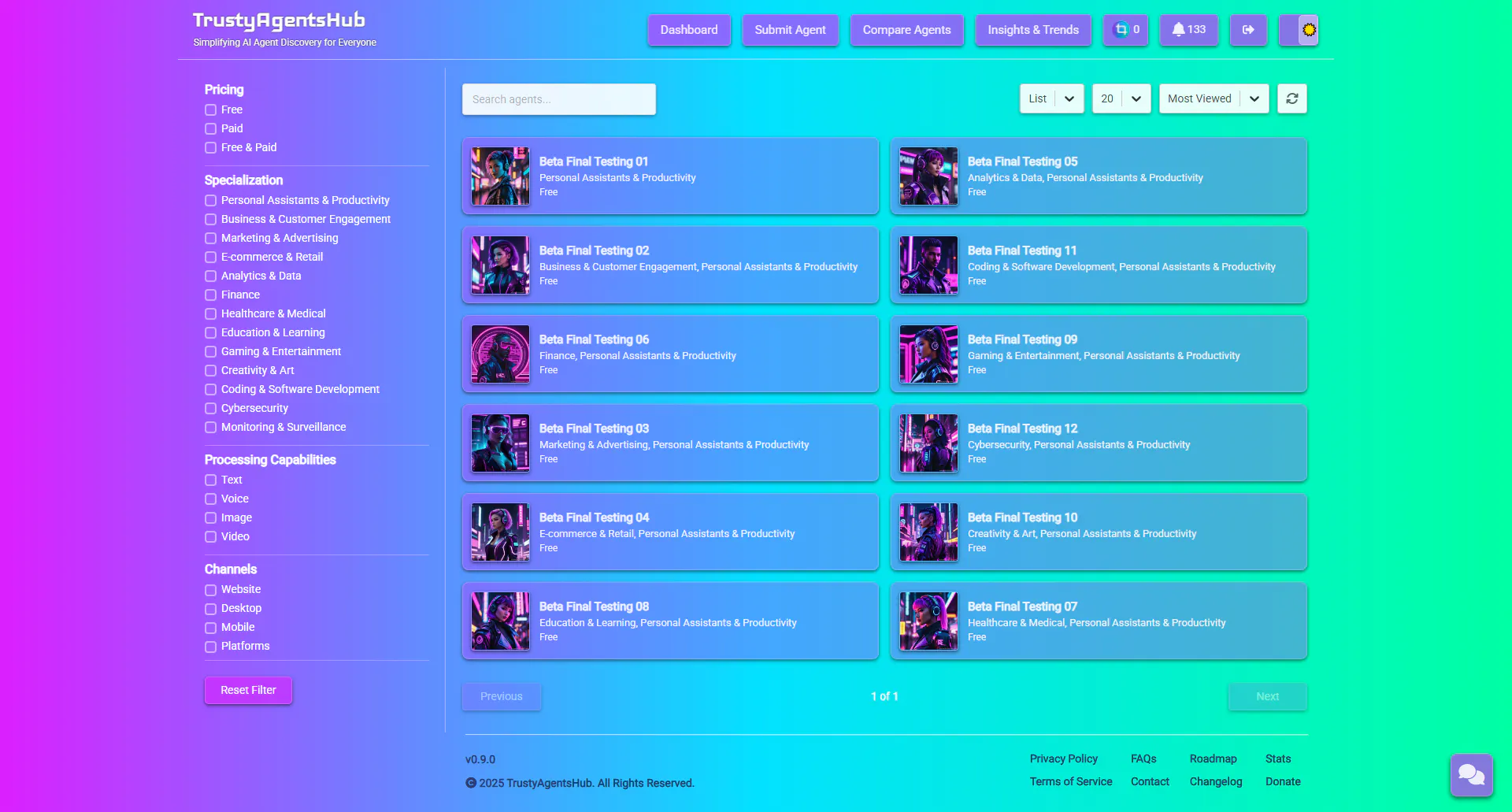 TrustyAgentsHub gallery image