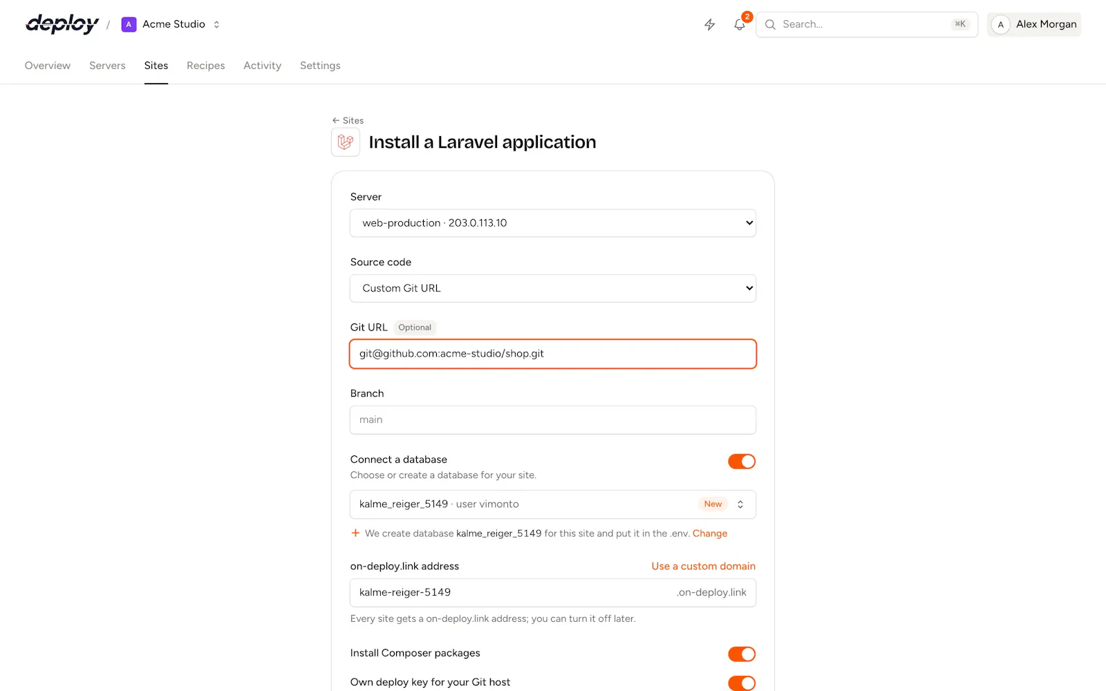 Vimonto Deploy screenshot 5