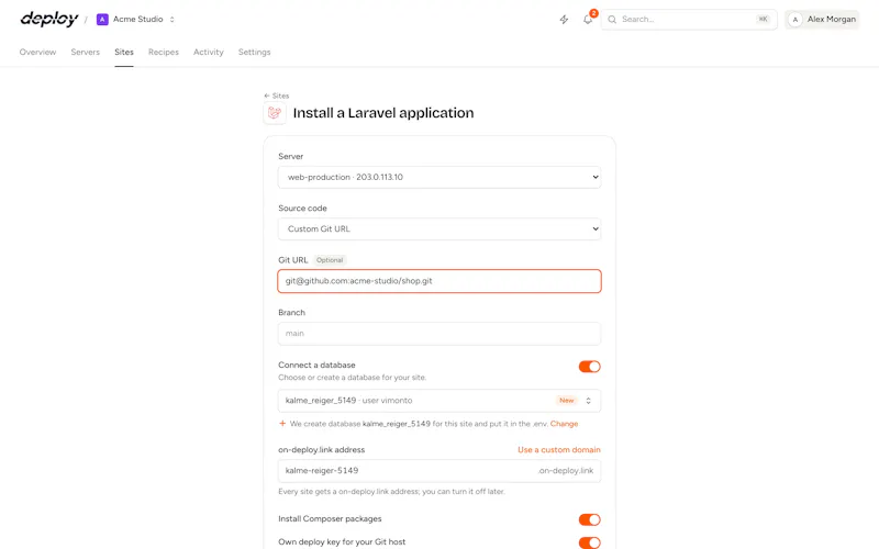 Vimonto Deploy screenshot 5
