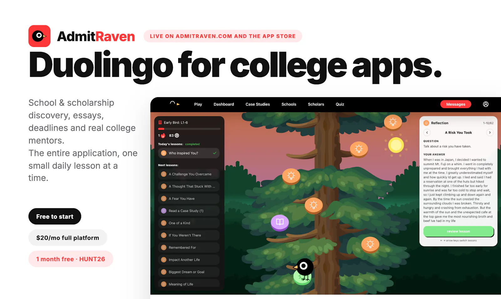 AdmitRaven screenshot 1