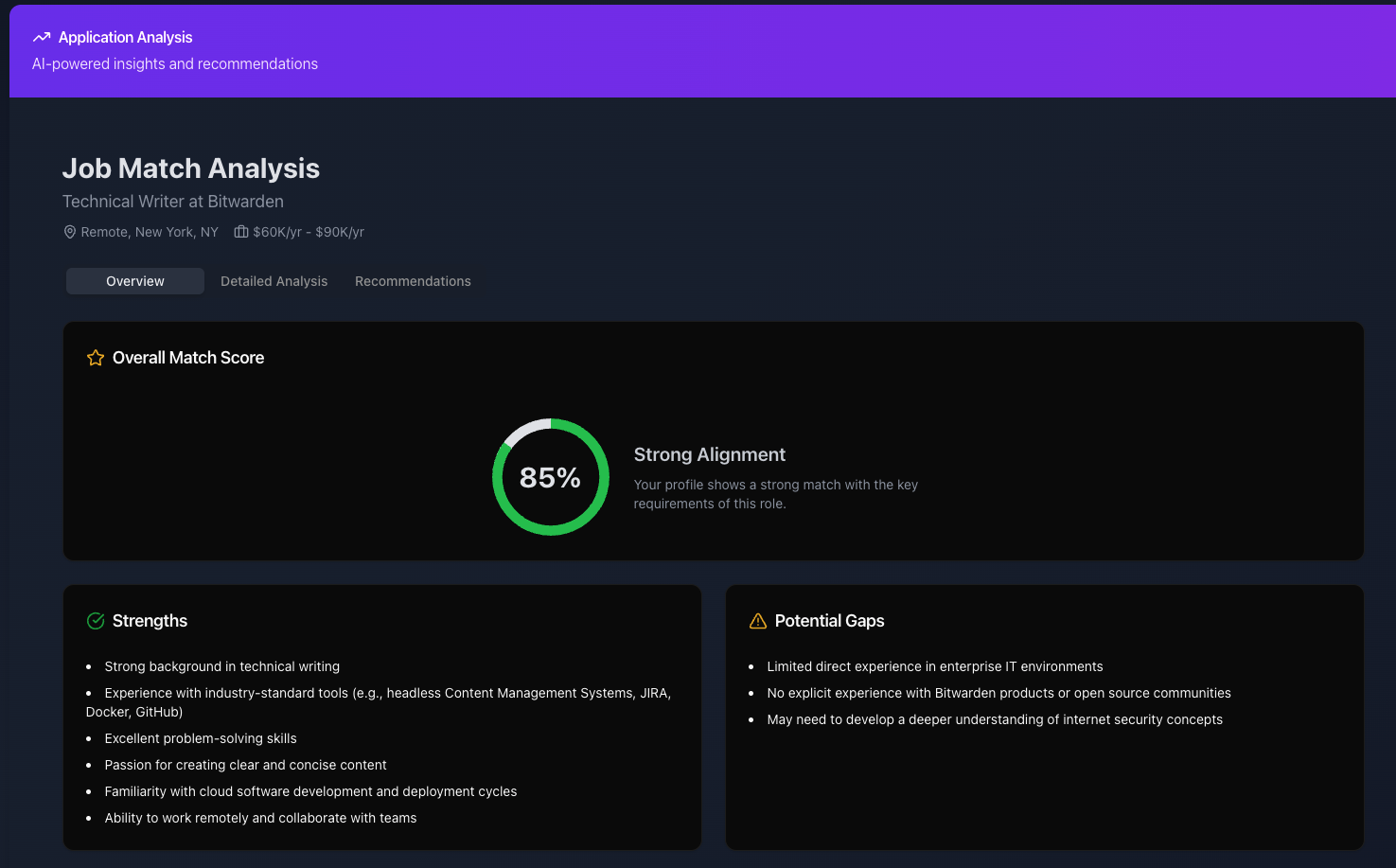 Media Paun - Copilot Carian Pekerjaan AI-berkuasa: Resume, Covers & Tracking 3