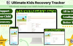 Ultimate Kids Recovery Tracker media 1
