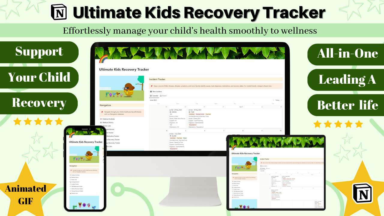 Ultimate Kids Recovery Tracker media 1