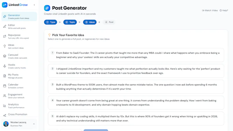 LinkedGrow screenshot 3