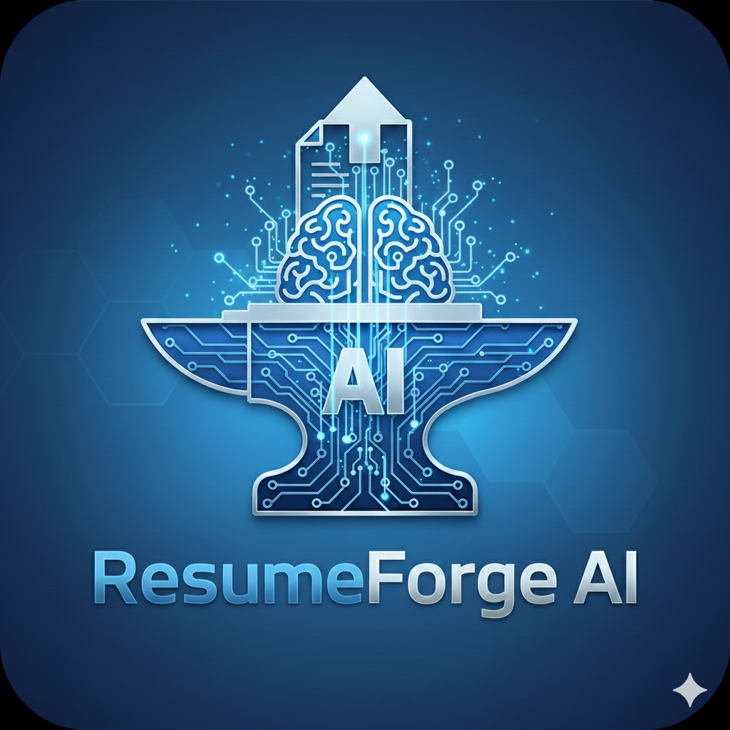 ResumeForge AI - Product Hunt launch logo and brand identity
