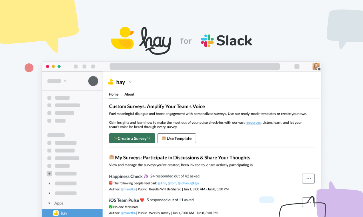 startuptile How Are You (HAY) for Slack-Supercharge your engineering team’s wellbeing