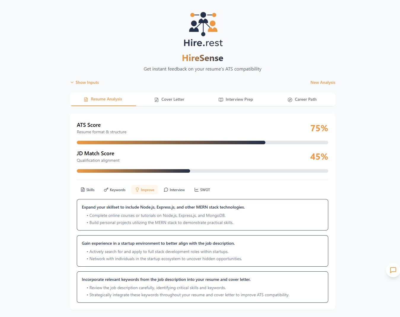 HireSense gallery image