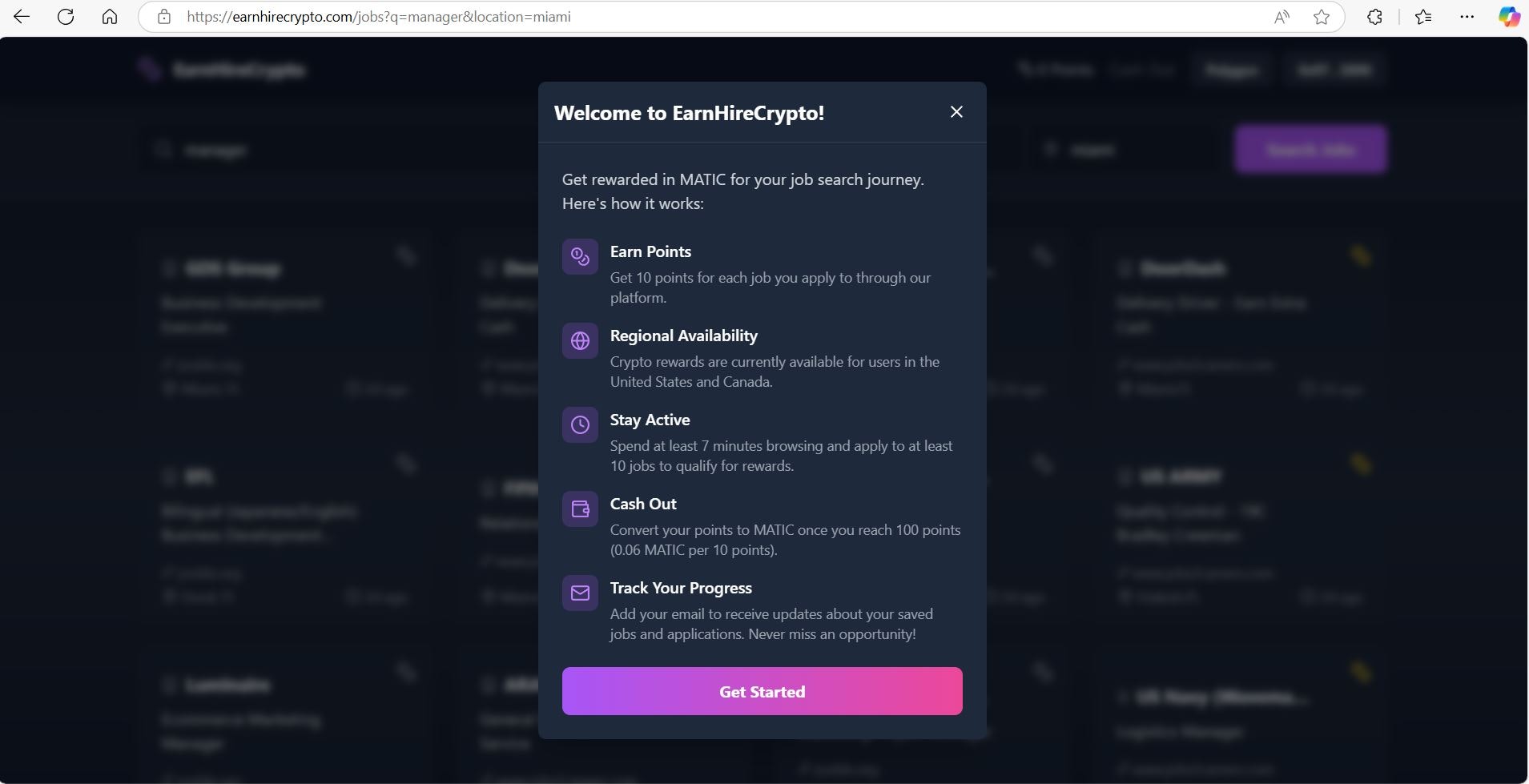 Ganar alquiler cripto - Buscar trabajos para ganar la moneda criptográfica. media 2