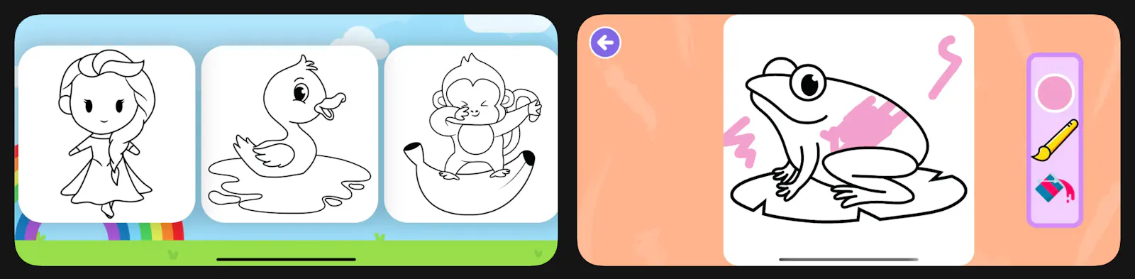 Coloring and drawing for kids screenshot 1