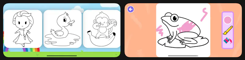 Coloring and drawing for kids screenshot 1
