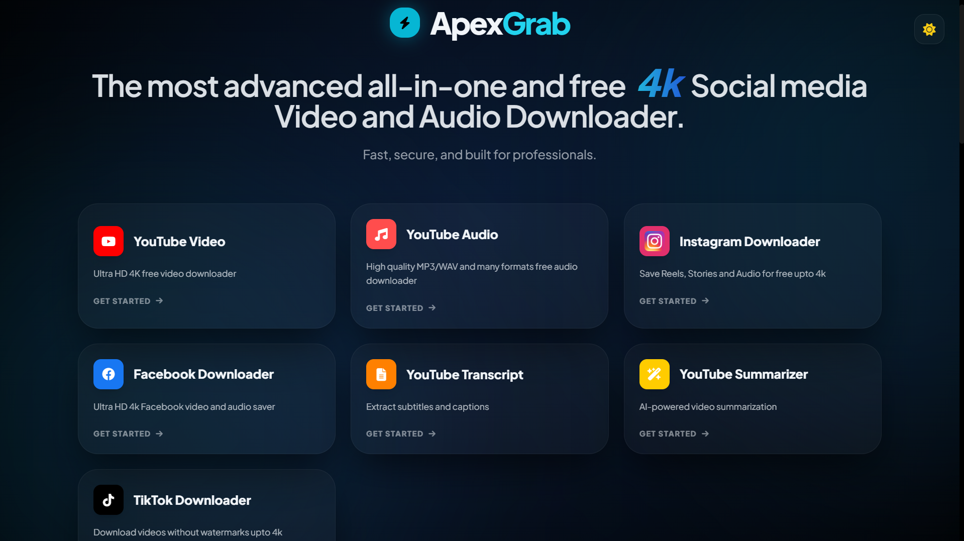 ApexGrab - 4k Media Downloader gallery image