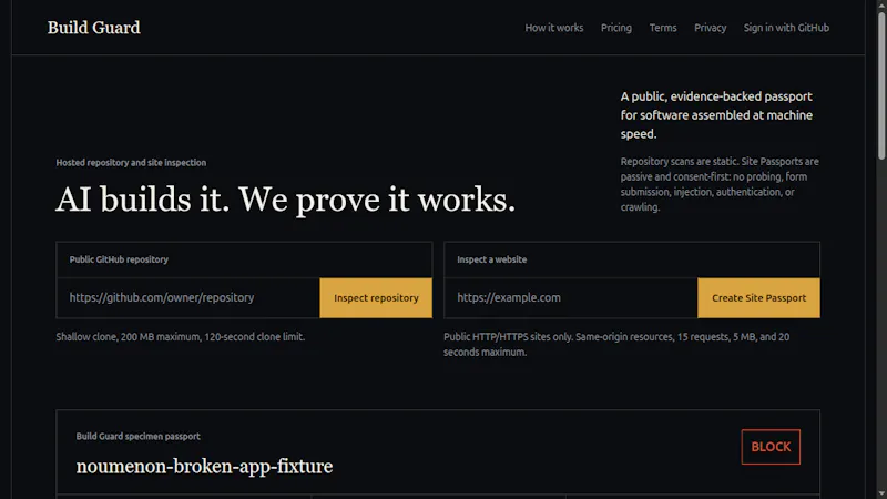 Build Guard screenshot 2