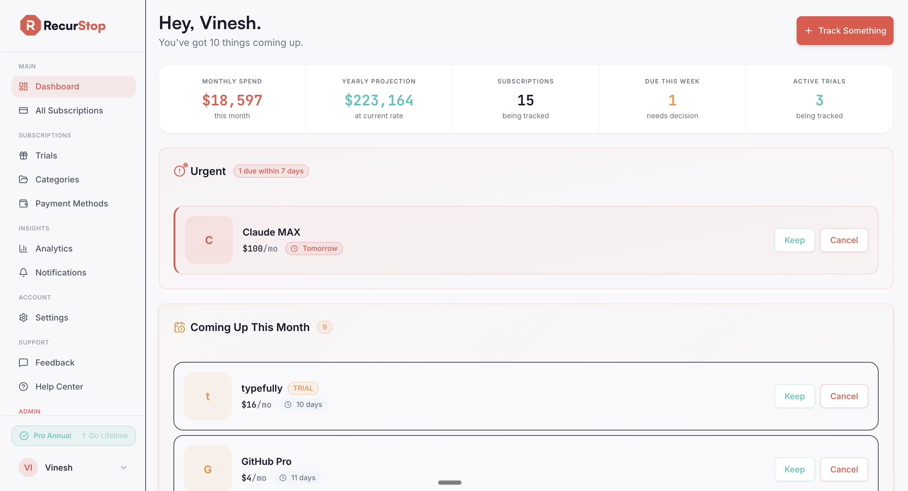 RecurStop gallery image