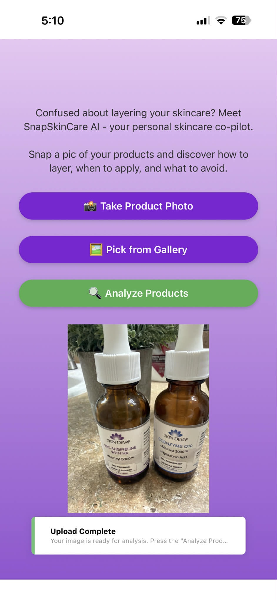 SnapSkincare AI gallery image