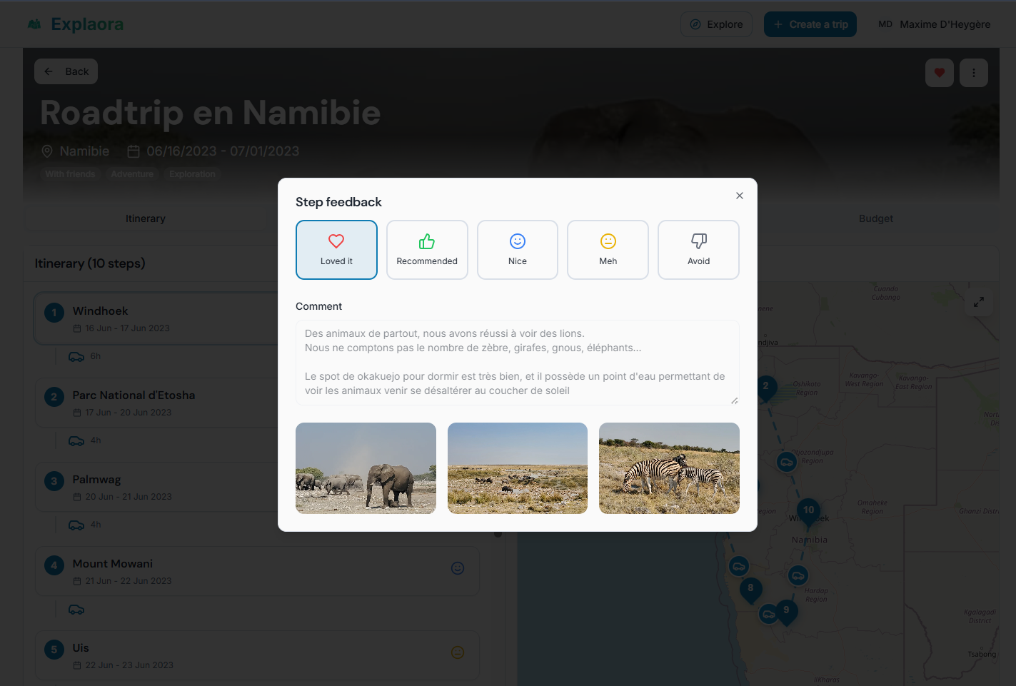 Explaora - Screenshot 4 showing product features and functionality