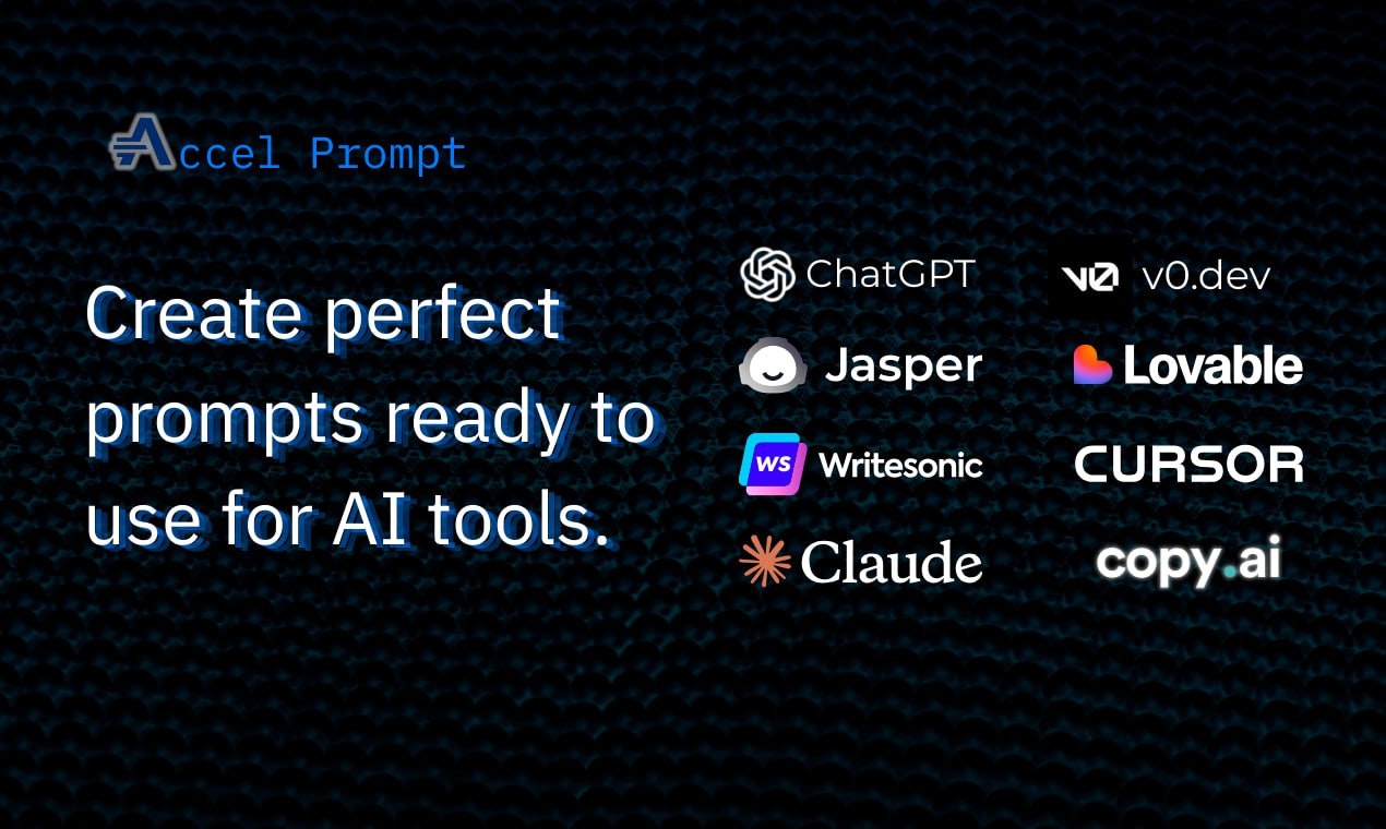 accelprompt - วิธีที่ชาญฉลาดในการพูดคุยกับ AI media 3