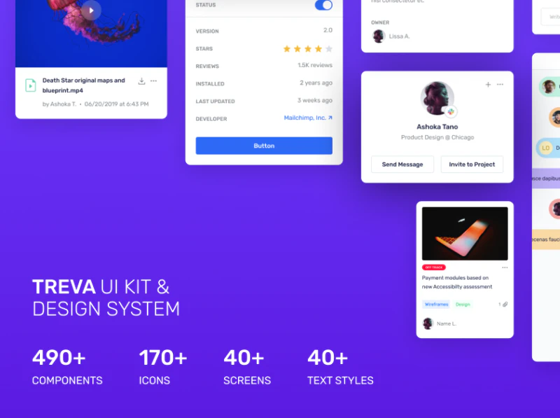 Treva UI-Kit By CodedThemes