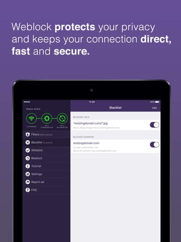 Weblock - AdBlock for apps and websites gallery image