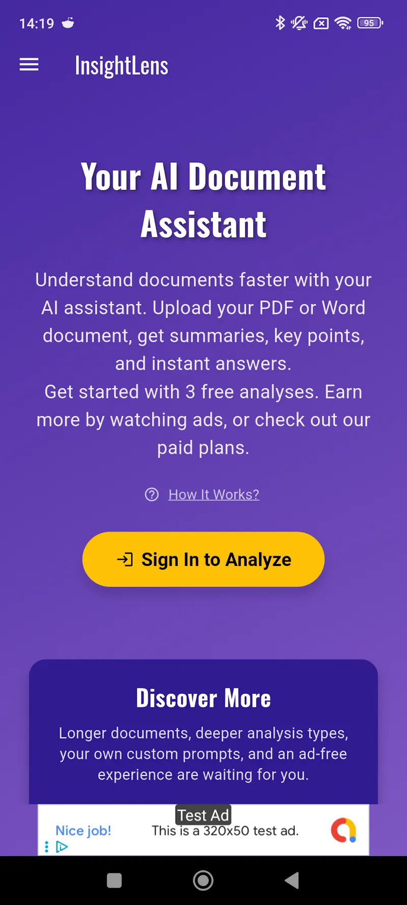 InsightLens: AI Doc Analysis screenshot 2