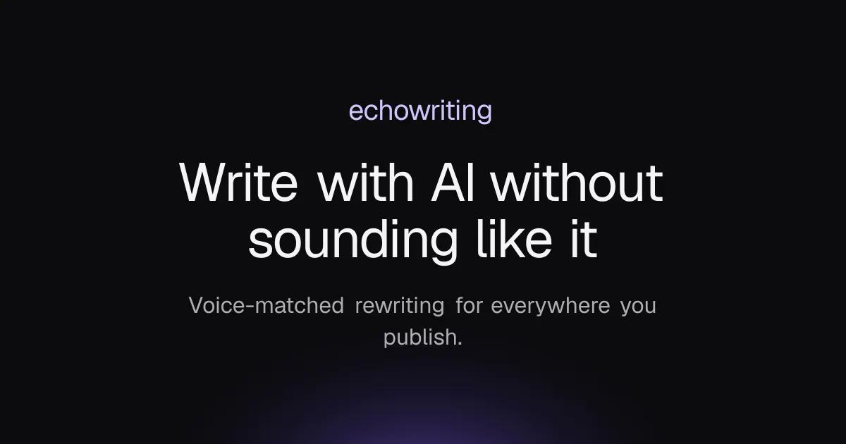 Echowriting gallery image