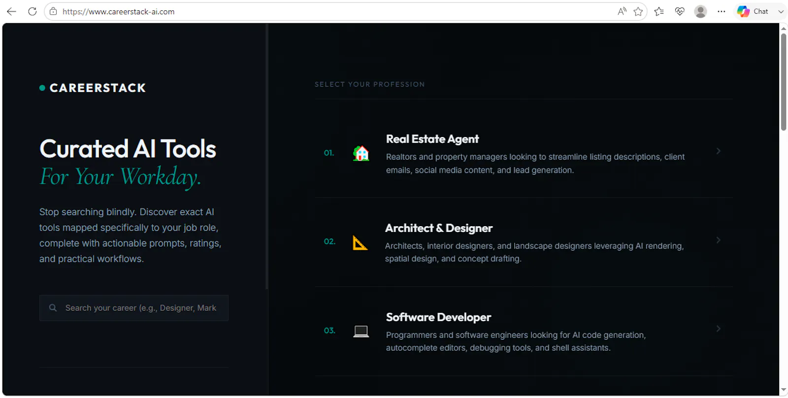 CareerStack screenshot 1