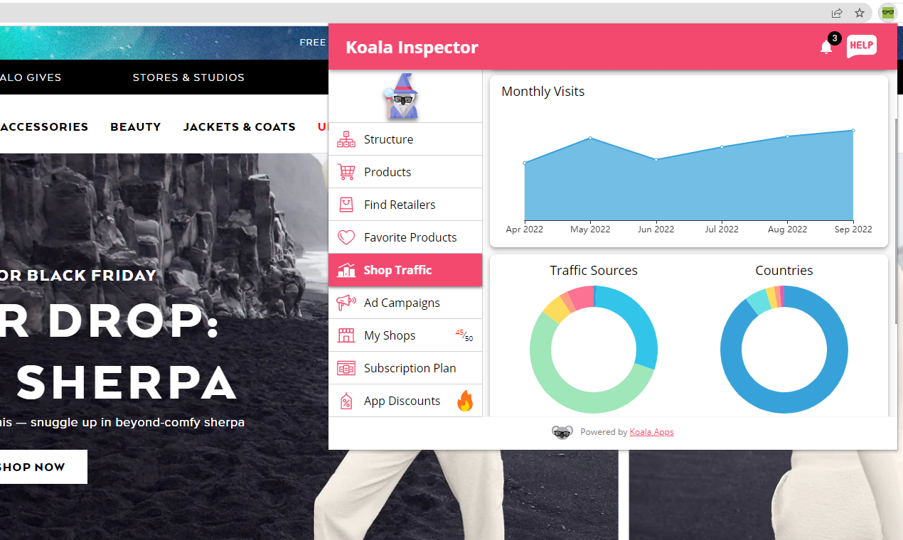 Koala Inspector- Shopify Spy Tool - Shopify Spy & Commerce Inspector 도구 Shopify 판매자를위한 Shopify 미디어 3
