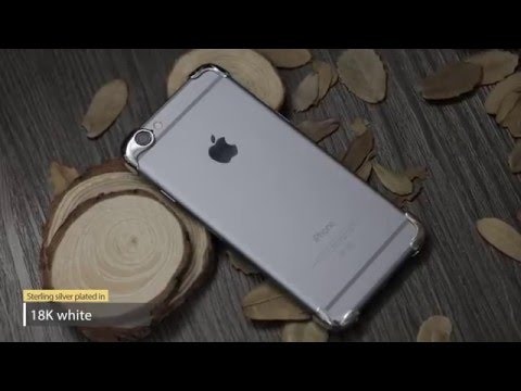 Rmour: Handcrafted silver case for your iPhone 6 family