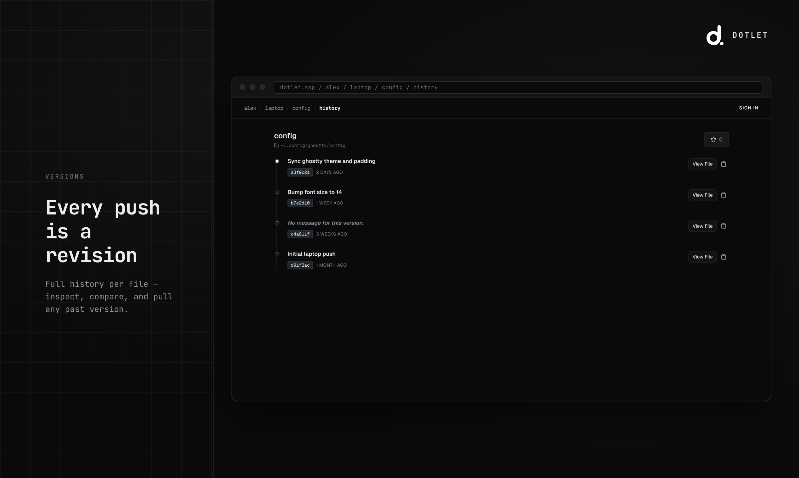 Dotlet gallery image