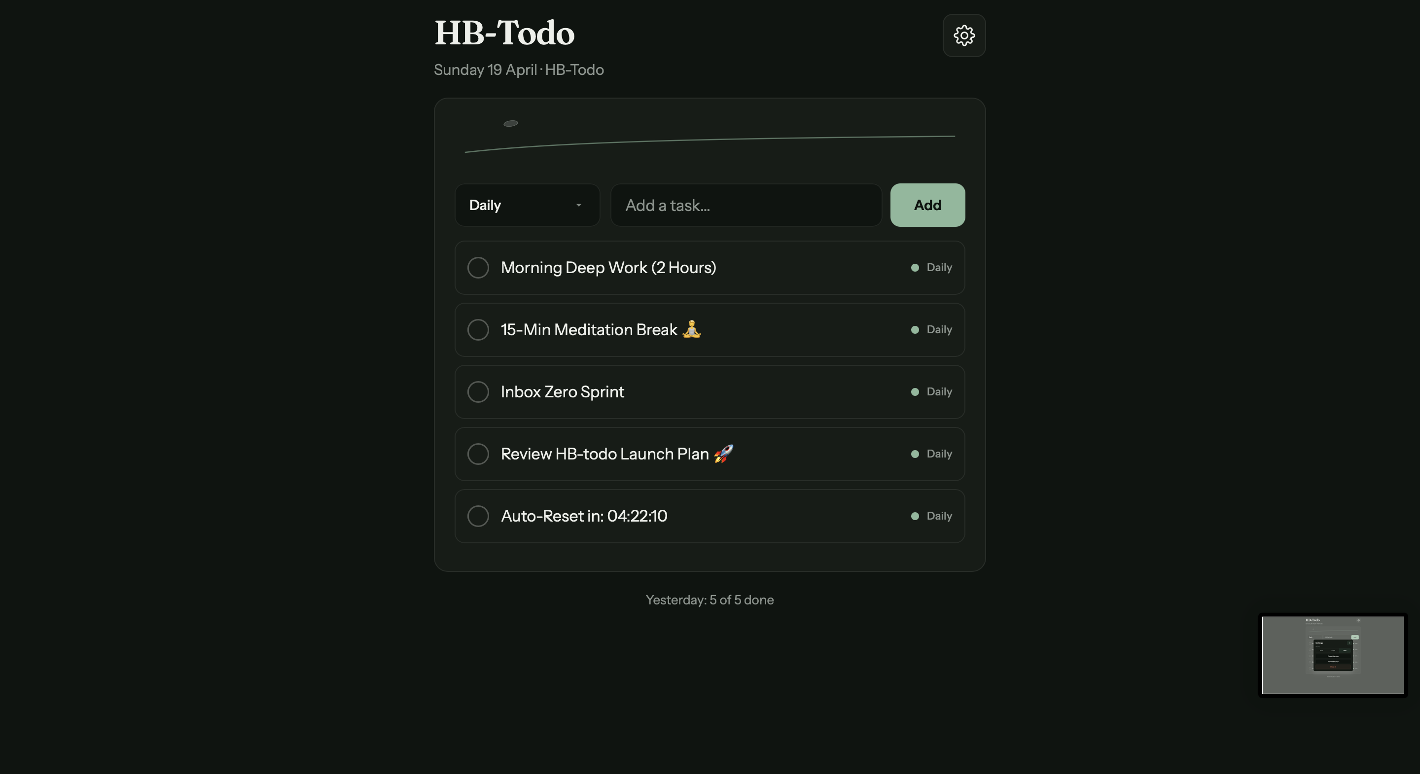 HB-Todo gallery image