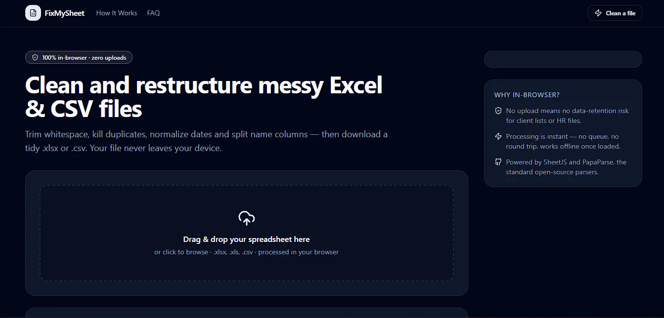 FixMySheet gallery image