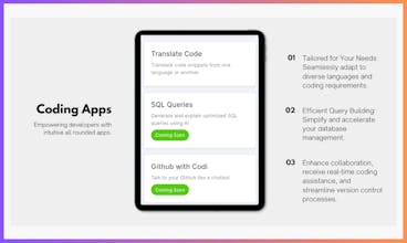 AskCodi Multi-language Support - Speak the language of code, with over 50 languages at your fingertips.