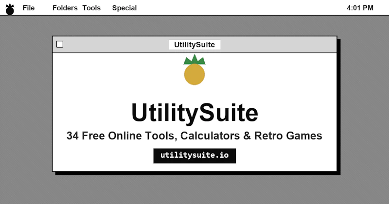 UtilitySuite.io screenshot 2