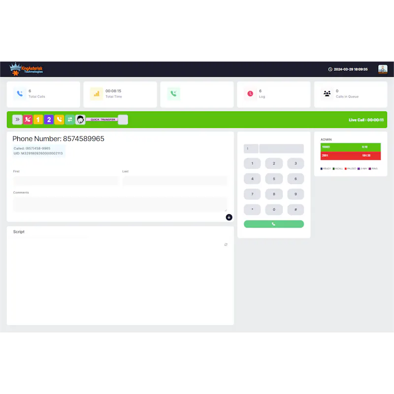 Progressive Dialer screenshot 3