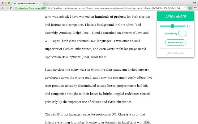 Line Height Adjuster gallery image