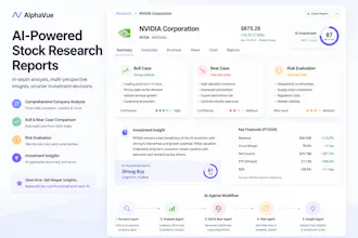 AlphaVue AI Stock Research Agent gallery image