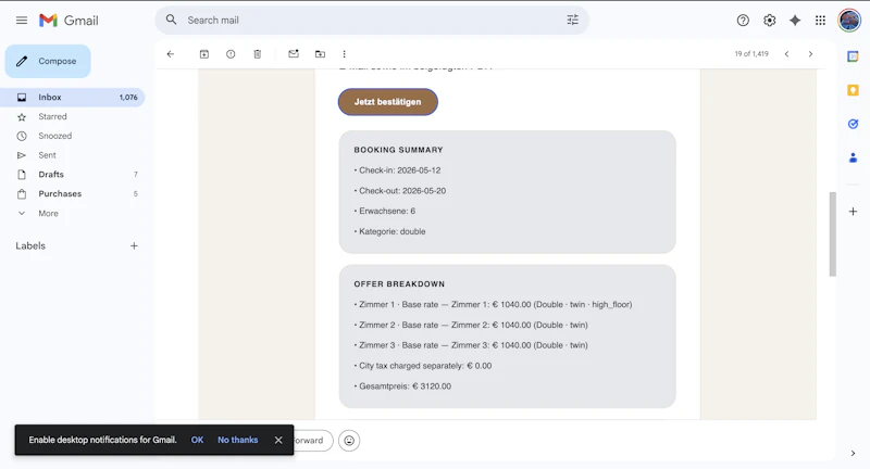EXODUS Hotel Intelligence screenshot 5
