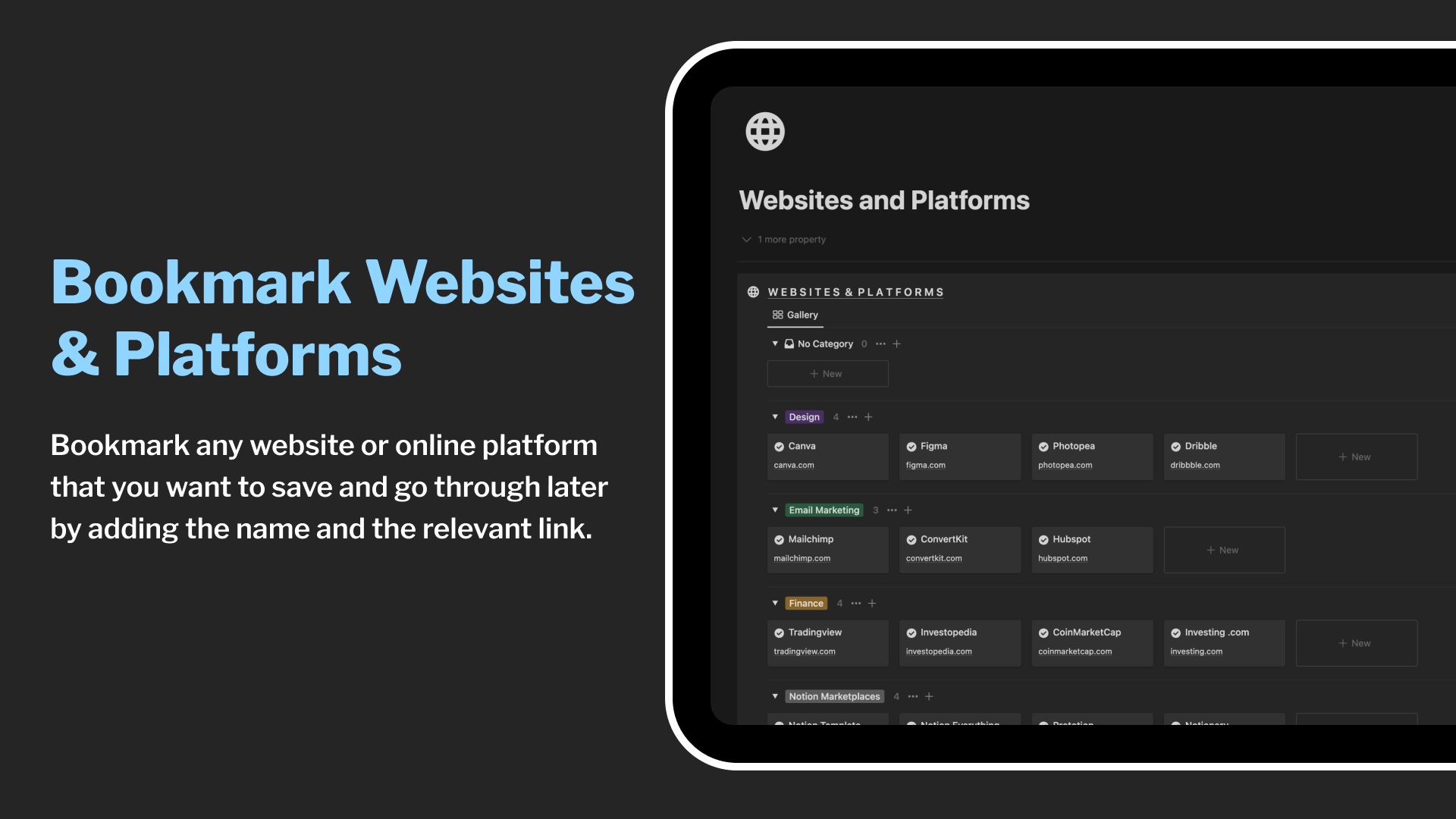 Notion Bookmark Manager media 3