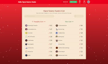 AI Salty Open Source Santa gallery image