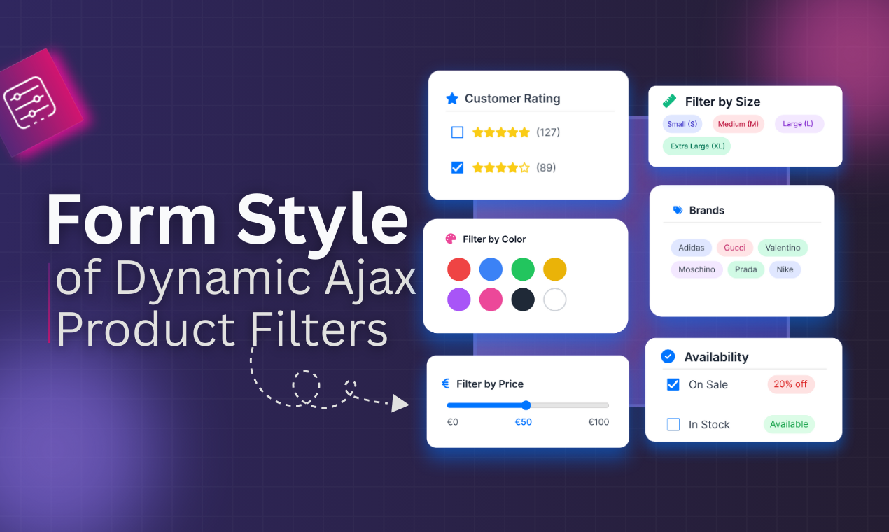 Dynamic AJAX Product Filters - Main product screenshot demonstrating key features and user interface
