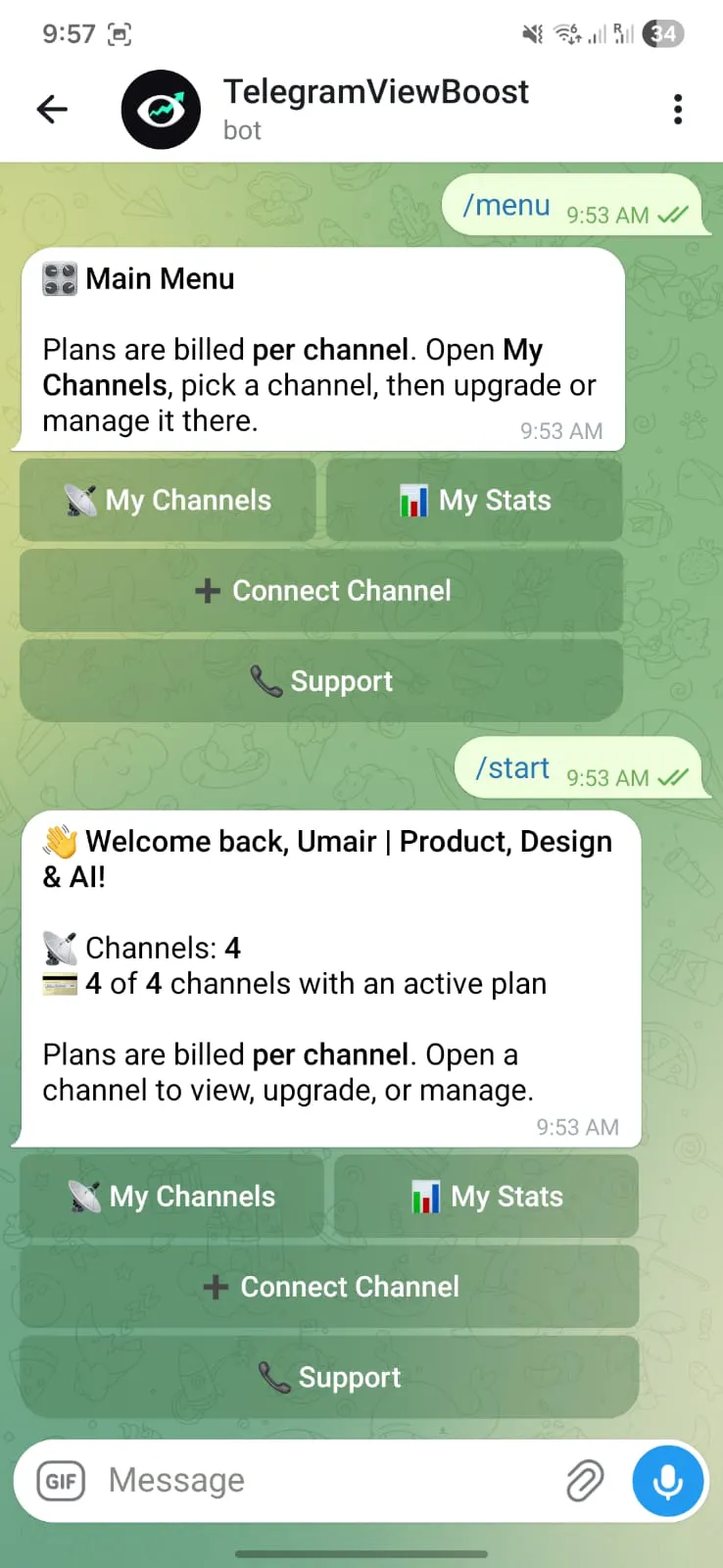 Telegram Views Boost gallery image