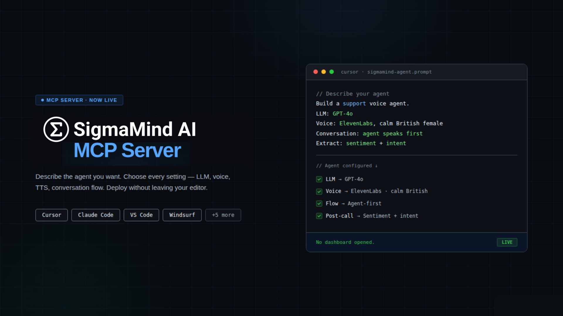 SigmaMind MCP gallery image