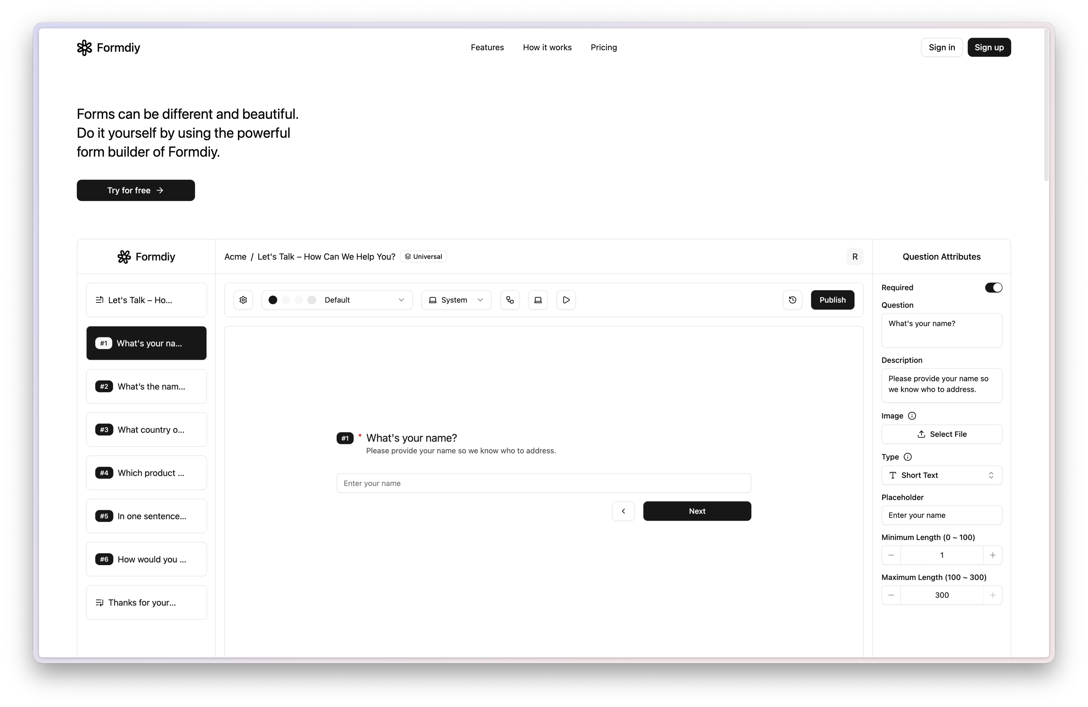 Formdiy gallery image