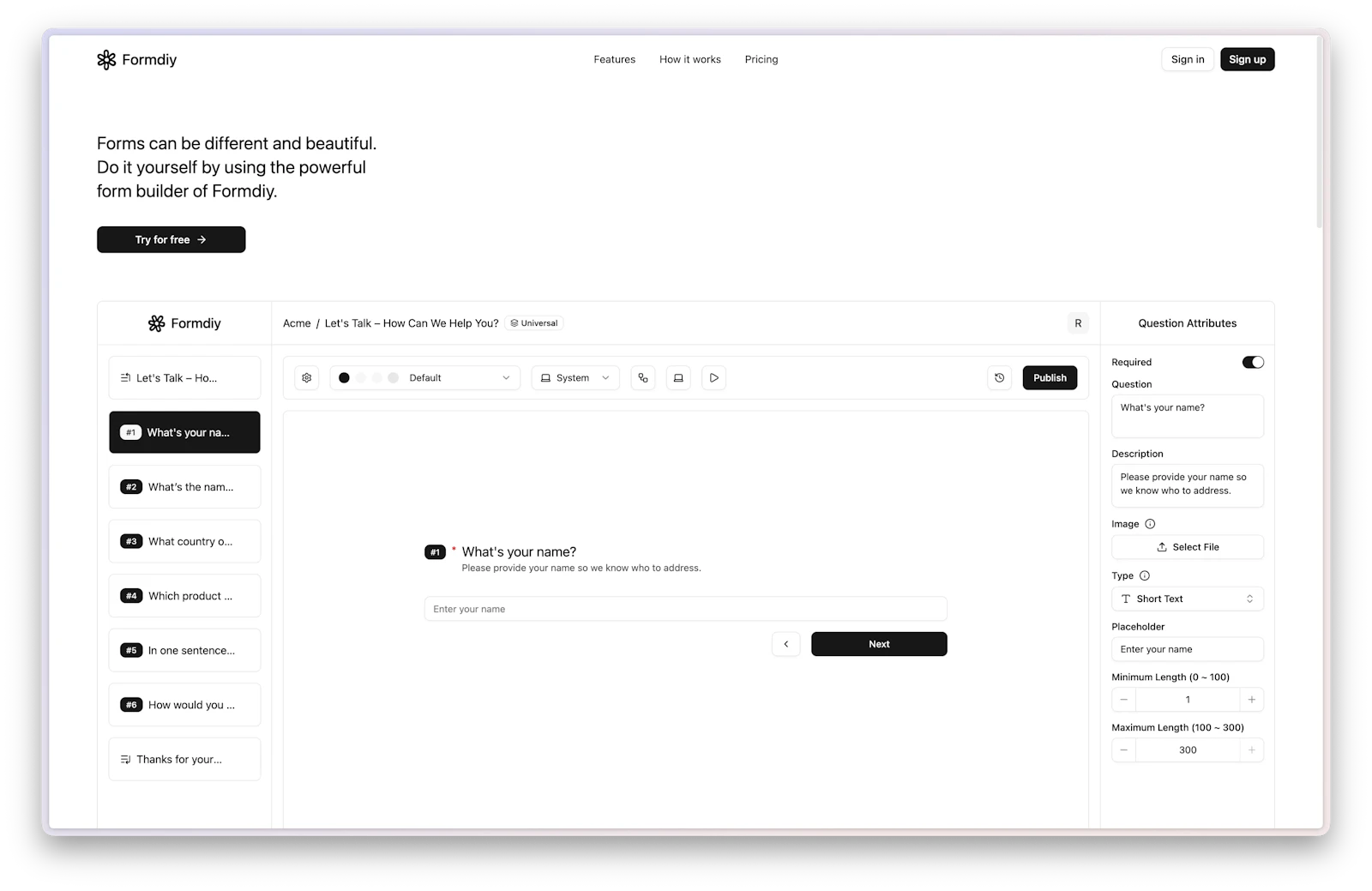 Formdiy screenshot 3