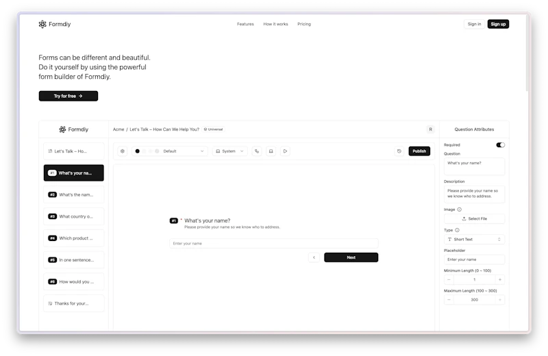 Formdiy screenshot 3