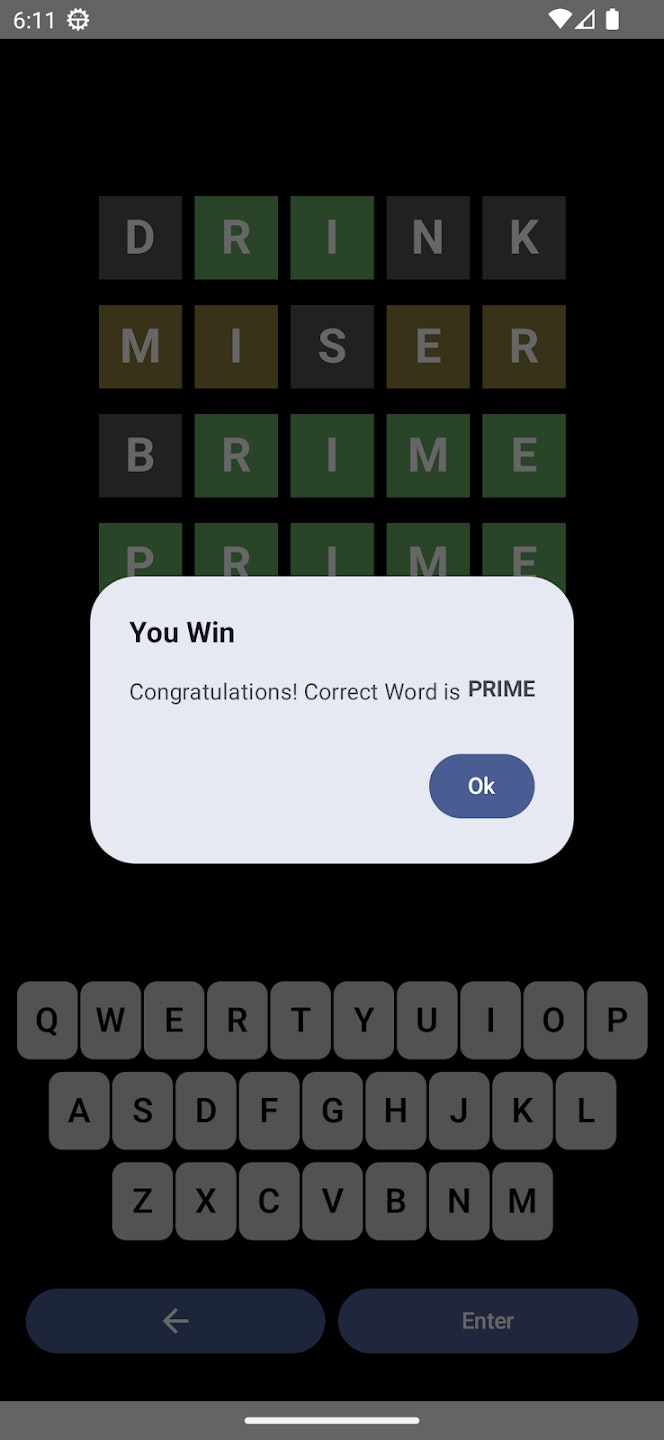 وسائط Wordle: Word Quest - Wordle: Word Quest ، تخمين 5 كلمة في ست محاولات. 3
