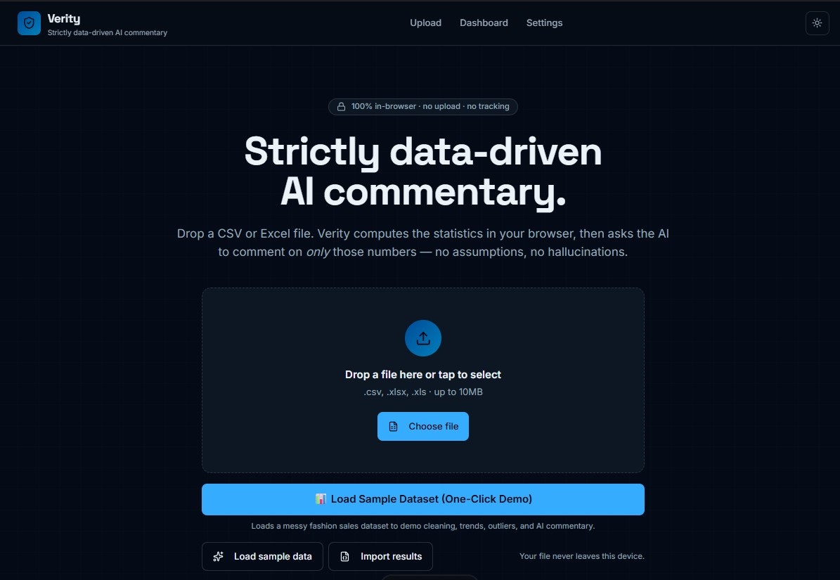 Verity – AI Data Whisperer gallery image